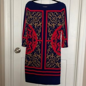 Joseph Ribkoff 3/4 sleeve dress size 12
